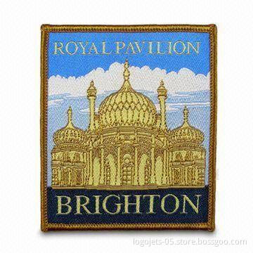 Woven Patch Label, Customized Logos are Welcome